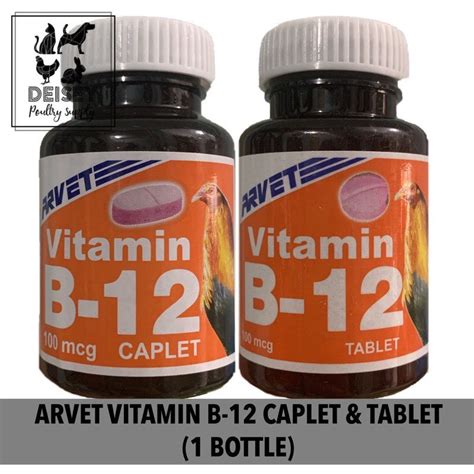 Arvet Vitamin B12 Caplet Haba / B12 Tablet Bilog (1 .